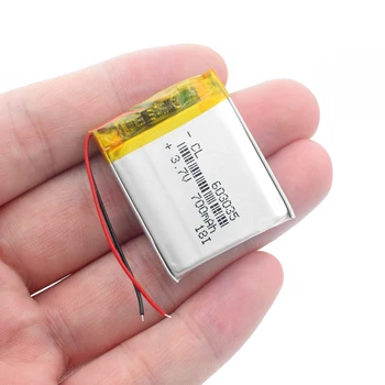 603035 3,7 V 700 mah Uzlādējams Polimēru akumulators smart home Li-ion akumulatoru dvr, GPS, mp3 mp4 PSP Bluetooth austiņas Smart Skatīties