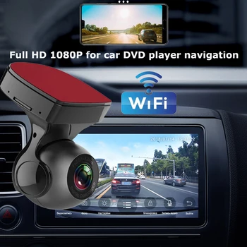 Automašīnas Dvr FHD) 1080P Wifi Dash Cam DVR Dash Kamera FHD Ieraksti Wifi G-sensor Gps Mini dash Kamera Nakts Registrator Ieraksti