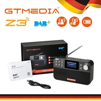 GTmedia Z3B Portatīvo DAB Radio FM Radio Digitālā Radio Bluetooth Skaļruni USB Lādējamu Akumulatoru Darbināms ar Dual Skaļruņi Jaunas