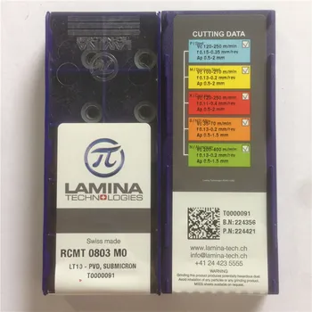 RCMT0803MO LT10 Oriģināls LAMINA karbīda ielikt ar labāko kvalitāti 10pcs/daudz bezmaksas piegāde