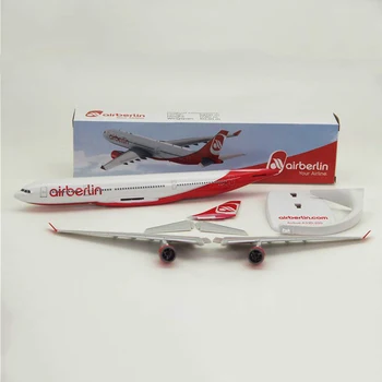 30CM 1:200 Airbus A330-200 modeli Air Berlin aviosabiedrība Air veidā ar bāzes sakausējuma gaisa kuģa plaknes kolekcionējamus displejs rotaļlietu kolekcija