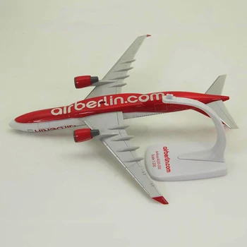 30CM 1:200 Airbus A330-200 modeli Air Berlin aviosabiedrība Air veidā ar bāzes sakausējuma gaisa kuģa plaknes kolekcionējamus displejs rotaļlietu kolekcija