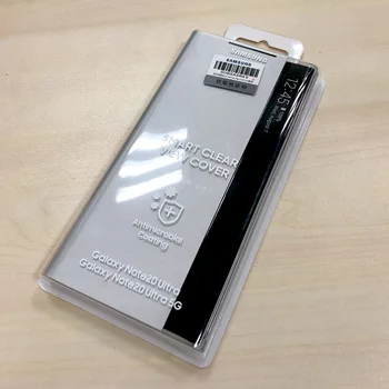 Samsung Oriģināls Smart Skatu Spogulis Flip Case Cover For Samsung Galaxy Note20, Ņemiet vērā, 20 Ultra 5G Smart Skaidru priekšstatu Vāciņu