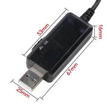 Ihens5 Jauda Conveter USB 5 V DC 12 V 3.5 mm X 1.35 Mm Kabeļa Adapteris USB Pastiprinātājs Barošanas Maršrutētāju, Automašīnas Ierīce