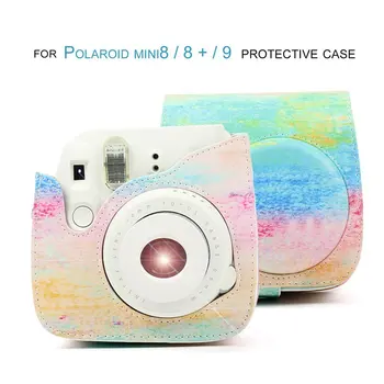 PU Pārnēsāšanas Soma Uzglabāšanai Gadījumā seguma Kameru Piederumi Fujifilm Instax Mini 8 8+ 9 Instant Filmu Fotokameras Somas OCDAY