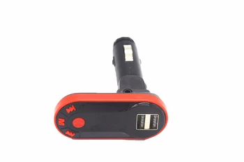 Jaunu Karstā Pārdošanas Automašīnas Bluetooth Bezvadu FM Raidītājs, MP3 Atskaņotājs, Brīvroku Automašīnas Komplekts USB TF SD skan Mūzika, Cigarešu Aizdedzinātāja