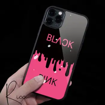 BlackPinks Telefonu Gadījumā Gumijas iPhone 12 11 Pro Max XS 8 7 6 6S Plus X 5S SE 2020. GADAM XR 12 Mini gadījumā