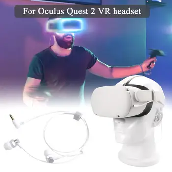 VR Piederumi Vadu Austiņas Par Oculus Quest 2 VR Austiņas, Dziļi Bass Austiņas 3D 360 Grādu Skaņas Austiņas Oculus Quest2