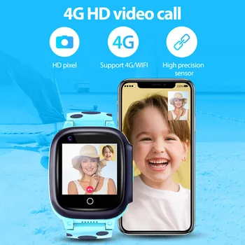 Y95 Bērnu Smart Watch Phone GPS Ūdensizturīgs Kids Smart Skatīties 4G Wifi Antil-Pazaudējis SIM Atrašanās vietas Noteicējs Smartwatch HD Video Zvans