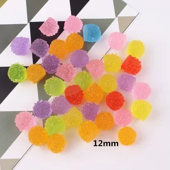 50gab/daudz DIY sveķu cabochons piederumi flatback sveķu konfektes mix krāsas kombināciju, dažādas formas