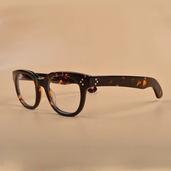 Džonijs Deps Vīriešu un Sieviešu Optisko Acetāta Rāmis Retro Stila augstākās Kvalitātes Brilles 083