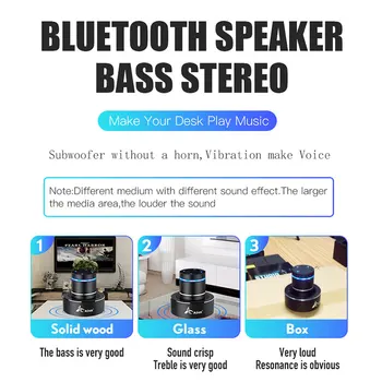 Adin 26W Vibrācijas Runātājs Bezvadu Subwoofer Bluetooth Stereo Bass Touch Rezonanses Surround Lodziņā NFC Skaļrunis Portatīvo Āra