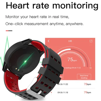Top Sporta Smart Skatīties Vīrieši Sievietes Sirds ritma Monitors asinsspiediens Fitnesa Tracker Smartwatch GPS Sporta Skatīties uz Android vai Ios