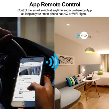 Wifi Smart DIY Gaismas Slēdzi 433MHz RF Slēdzi Stikla Touch Panel Smart Home Automation Modulis Atbalsta Alexa, Google Home Tuya App