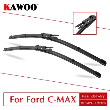 KAWOO Ford C-MAX MK1 MK2 Automašīnu Gumijas stikla tīrītāju Lāpstiņas 2003 2004 2005 2006 2007 2008 2009 2010 2011 2012 2013 2016