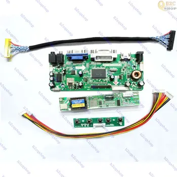 LCD Ekrāna Lvds Kontrolieris Converter valdes Komplekts B150XG01 V2 V. 2 1024X768 HDMI-saderīgam DVI, VGA Audio