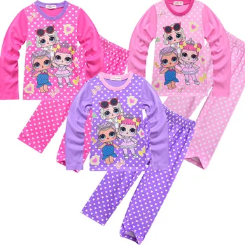 Lol Pārsteigums Lelles Meiteņu Svārki, T-krekls 2pcs Set Bērniem Toddler Apģērbu Mazulim Meitene Svārki, Kleitas, Drēbes, Bērnu Princese Kleita
