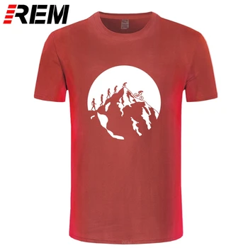 Vasaras T-Krekls Vīriešiem ar Īsām Piedurknēm Attīstība Kalnu Riteņbraukšanas t-krekli Printing Krekls Camisetas Homme