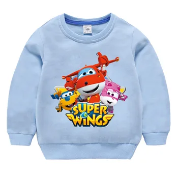 1-10 Gadiem Bērnu Zēniem Tshirt Garām Piedurknēm Kostīmu Super Spārniem Pelēkā Vārna Kids Rudens Topi Meitenes Tshirt Toddler Ikdienas Drēbes