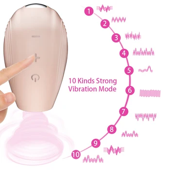 Orālā Seksa Dzelksnis Nepieredzējis Vibrators 10 Frekvences Klitora Stimulators Ar Vakuuma Blowjob Vibrējošais Clit Vagīnas Stimulators Seksa Rotaļlietas
