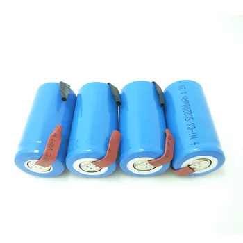 2200mAh 1.2 V Elektrisko Urbi SC Uzlādējams Akumulators SUBC Batteria NI-CD Skrūvgriezi Šūnu Tab 10 Gabali Iekļauts