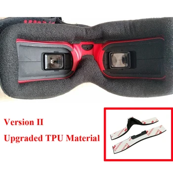 Jaunas Modernizētas, TPU Materiāla Faceplate Putu Sūklis Spilventiņu FPV Aizsargbrilles HDO HD2 HD3 V3 FatShark Gaismas Noplūdi Novērst Ērti