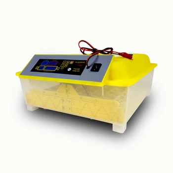Saprātīga 48 Olu inkubatoru Vistu Brooder Pilnībā Automātiska Digitālā kontrole kārta olu Inkubatoru mašīna vistas, paipalas inkubators