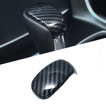 Melna Oglekļa Šķiedras Izskatās Smalkāka Vāks 10. Honda Accord Automašīnu Pārnesumu Pārslēgšanas Slēdzis automātika Touch Panel Piederumi