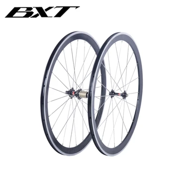 BXT 700C V-bremzes, vieglmetāla diski NE oglekļa ceļu, velosipēdu alumīnija clincher ceļu riteņpāru novatec rumbas ķīnas velosipēdu riteņi