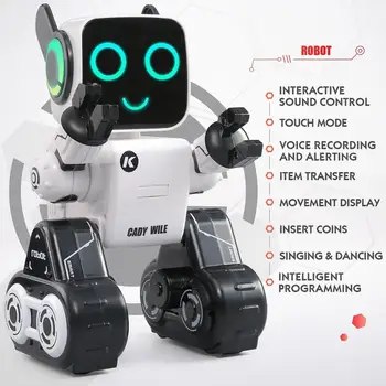 Smart Robots Rotaļlietu, Dziedāšana, Dejošana Runā Bērni, Induktīvās Mobilo APLIKĀCIJU Darbību Robots Kids Izglītojošās Rotaļlietas Zēniem, Bērniem, Dāvanu