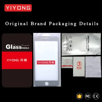 YIYONG Rūdīts Stikls iPhone 6s 6 7 8 Plus Full Cover iPhone SE 2020. GADAM 5D Screen Protector For iPhone x s xr xs Max Stikla
