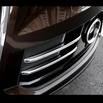 Priekšējo Miglas lukturu Rāmis Apdare Vāciņš Melns, 4gab Audi Q5 2012. - 2016. Gadam Chrome ABS Auto Eksterjera Aksesuāri