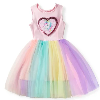 Pasaku Vienradzis Saģērbt Maz Meitenes Dzimšanas Diena Drēbes Infantil Vestidos Bērniem Kleitas Ceremonija Notikumiem Meitene Vasaras Apģērbu 2018