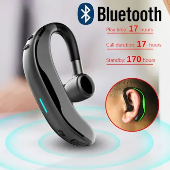 Bezvadu Bluetooth Austiņas Stereo Austiņas 170mAh Vienu Brīvroku ar Mikrofonu Biznesa Bluetooth Austiņas Vadītāja