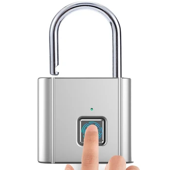 MOOL Smart pirkstu Nospiedumu Slēdzene Keyless USB Uzlāde, Durvju slēdzenes Smart piekaramo atslēgu, Ātri Atslēgt Cinka Sakausējuma ministru Kabineta Bloķēšana