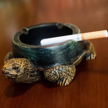Unikālais Sveķu Bruņurupucis Dūmu Cigarešu Pelni, Renes Apdare Radošo pelnu trauka Mājas Āra Biroju Auto Mājas Apdare