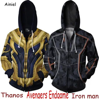 Endgame 4 Thanos Dzelzs Vīrs Cosplay Kostīmi T Krekls Ar Garām Piedurknēm Mētelis, Jaka, Bikses Sievietēm, Hoodies Sporta Krekli Vīriešu