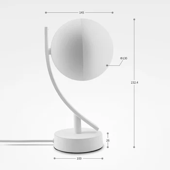 7W Smart Galda Lampas Viedā Balss WiFi App Tālvadības pults Aptumšojami RGB LED Galda Lampa Uz Nakts Alexa, Google Home Gaismas Galda