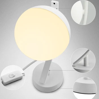 7W Smart Galda Lampas Viedā Balss WiFi App Tālvadības pults Aptumšojami RGB LED Galda Lampa Uz Nakts Alexa, Google Home Gaismas Galda