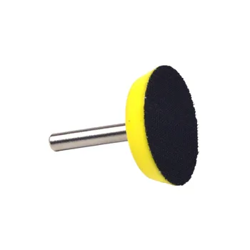 1.5 Collu (38mm) 6 mm Kāta Uzmontētas PU Foam Back-up Slīpēšana Kluči Hook&Loop Abraive Diski Barošanas Pulēšanas Instrumentu Piederumi