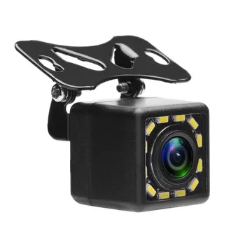 AMprime 12 LED Ūdensizturīgs Automašīnu Atpakaļskata Kamera 170 Platleņķa HD CCD Nakts Vīzijas Rezerves Atpakaļgaitas Parkošanās Kameras Auto-stils
