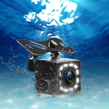 AMprime 12 LED Ūdensizturīgs Automašīnu Atpakaļskata Kamera 170 Platleņķa HD CCD Nakts Vīzijas Rezerves Atpakaļgaitas Parkošanās Kameras Auto-stils