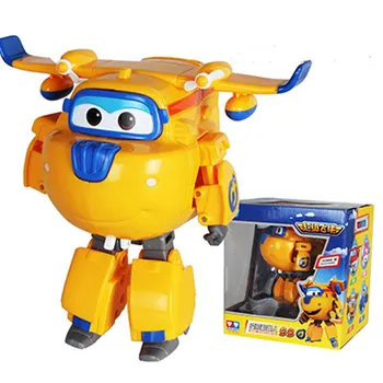 15cm Donnie Super Spārniem Liela Izmēra Plaknes Transformācijas Robots Darbības Rādītāji Rotaļlietas Super Ārējie Mini Jett Rotaļlietas par Ziemassvētku Dāvanu