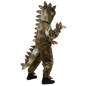 Bērniem Stegosaurus Dinozauru Tērpi Meitenēm, Zēniem Halloween Cosplay Anime Filmu Dzīvnieku Loma Jumpsuit Puse Saģērbt Drēbes