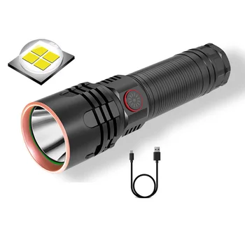 LEADLY USB Rechargable Mini LED Lampiņu Apgaismojums Ūdensnecaurlaidīgs Lāpu Teleskopiskie Tālummaiņas Stilīgu Portatīvo Alumīnija Sakausējuma Nakts Gaisma