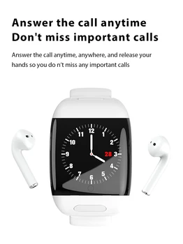 Jauns 2 1 Finow G36 TWS Smart Skatīties 2020 Bezvadu Austiņas relogio Smartwatch Zvanu Ziņu Atgādinājums sirdsdarbība Android, IOS