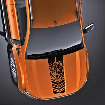 Auto uzlīmes 1 gab. sunīti hood scoop tiger stripe vinila grafikas auto uzlīme ford ranger wildtrak 2012. -. gadam-2019