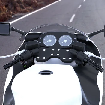 Motociklu Elektriskās Rīkoties ar 1 Pāris Motociklu Apsildāmi Rokturi LTV Rīkoties Siltāks Motociklu Elektriskie Siltuma Roktura 12V Piederumi