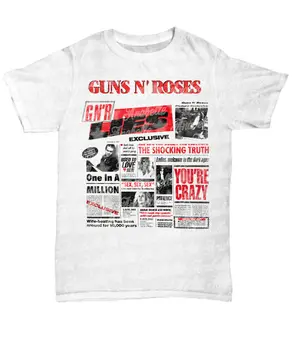 Gnr Guns N Roses T Kreklu Atrodas Koncerttūrē T Krekls Problemātisko Vintage Stila Ano