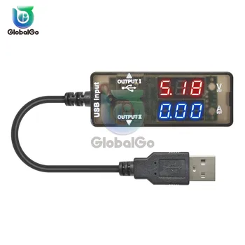 USB 3.2-10V LCD Strāvas Sprieguma Lādētāju Testeri USB Lādētāju, Ārsts Jaudas Mērītāju Automašīnu, Motociklu 0.28